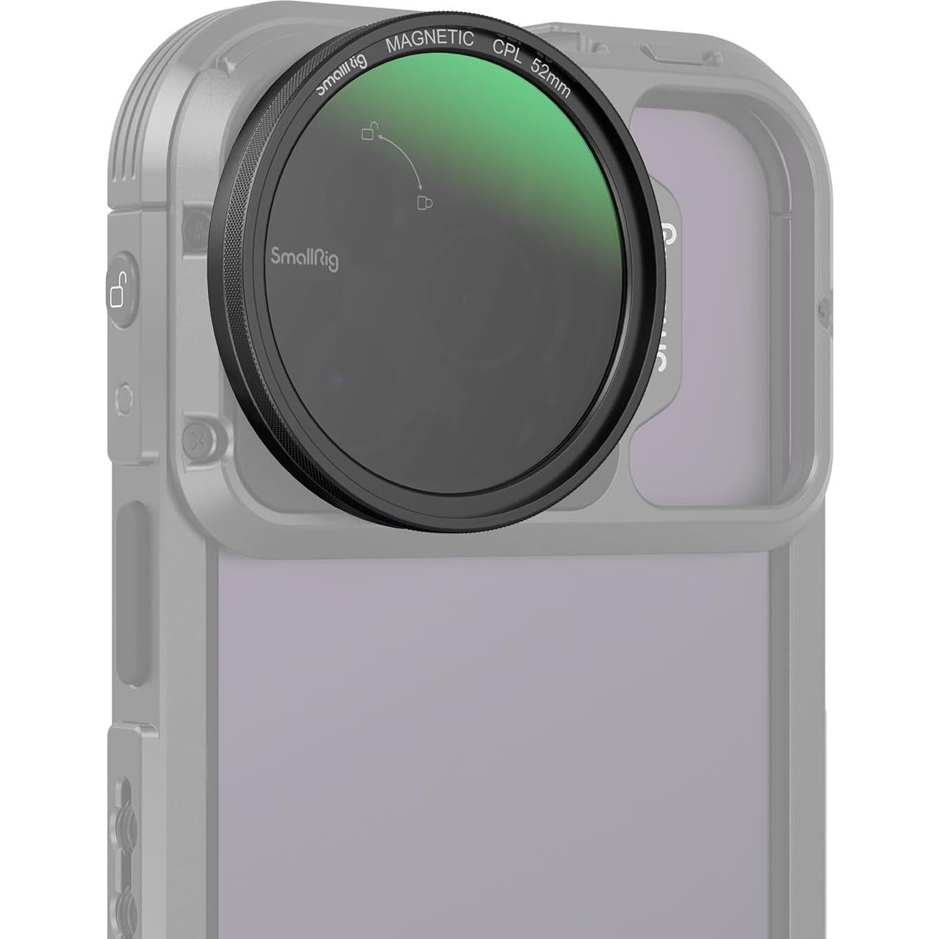 Filtro Polarizador Circular Magnético 52mm SMALLRIG para iPhone 15