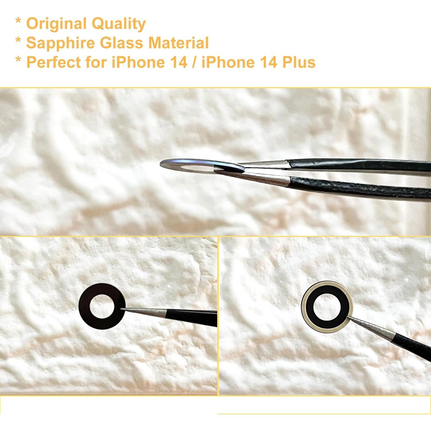 Reemplazo Lente de Cristal Cámara Trasera iPhone 14/14 Plus