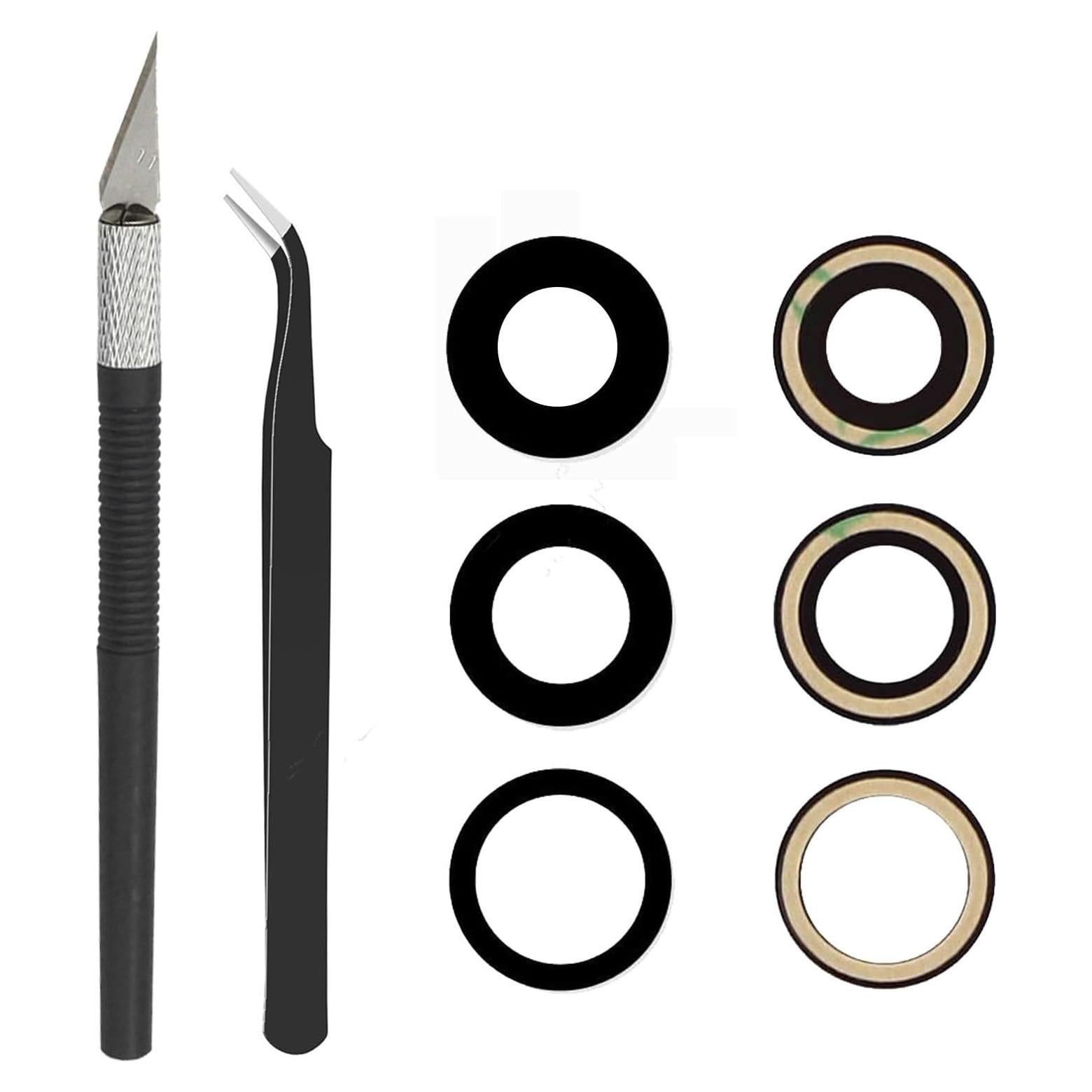 Reemplazo Lente de Cristal Cámara Trasera ELUVIE iPhone 15 Pro Max