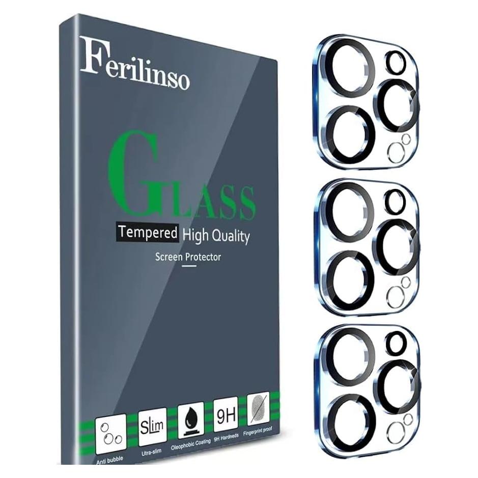 Protector de Lente de Cámara Ferilinso para iPhone 13 Pro Max/Pro
