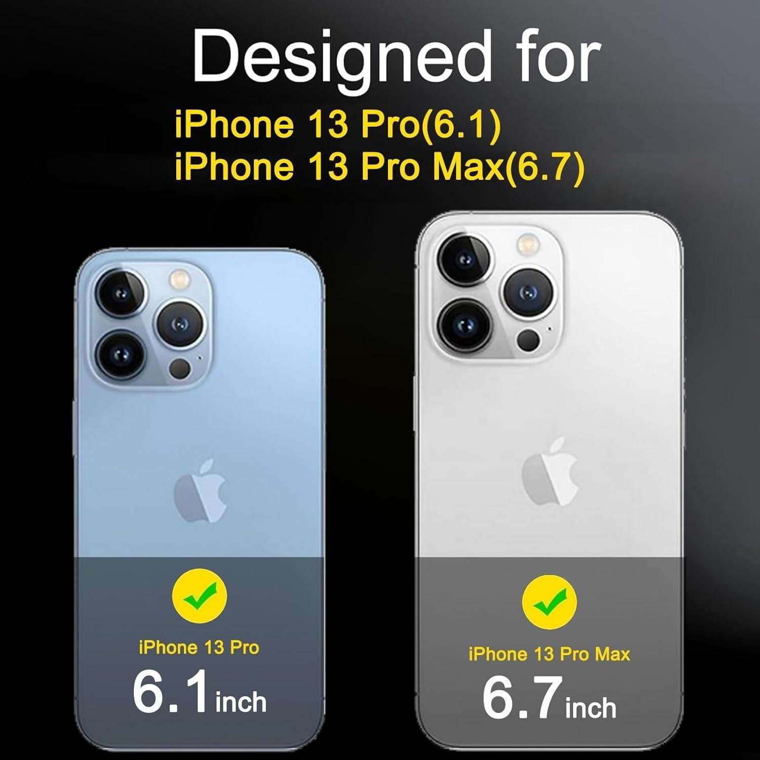 Protector de Lente de Cámara Ferilinso para iPhone 13 Pro Max/Pro