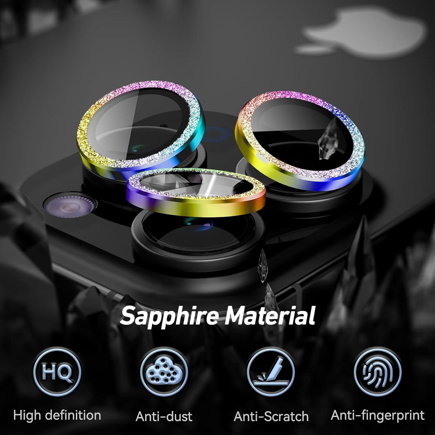 Protector de Lente de Cámara Jeluse para iPhone 16/14 Pro Max