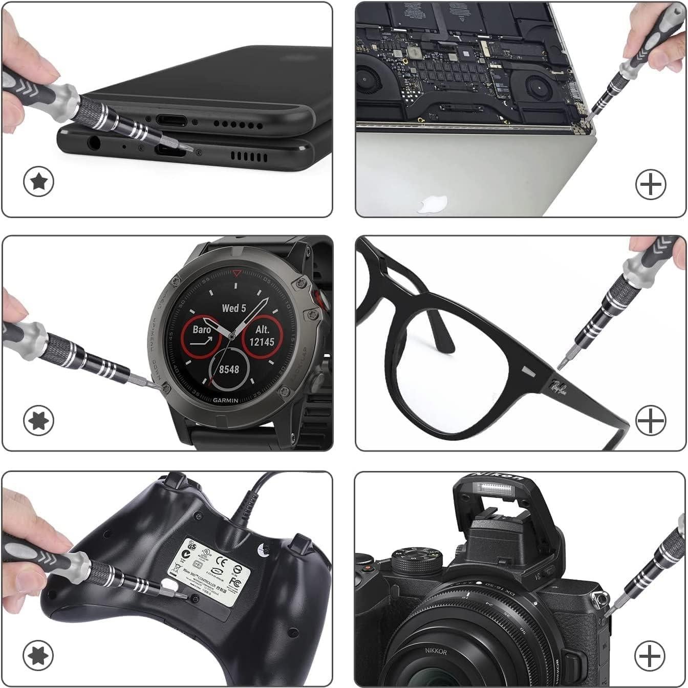 Kit de Destornilladores de Precisión EasyTime 140 en 1 - Reparación Electrónica