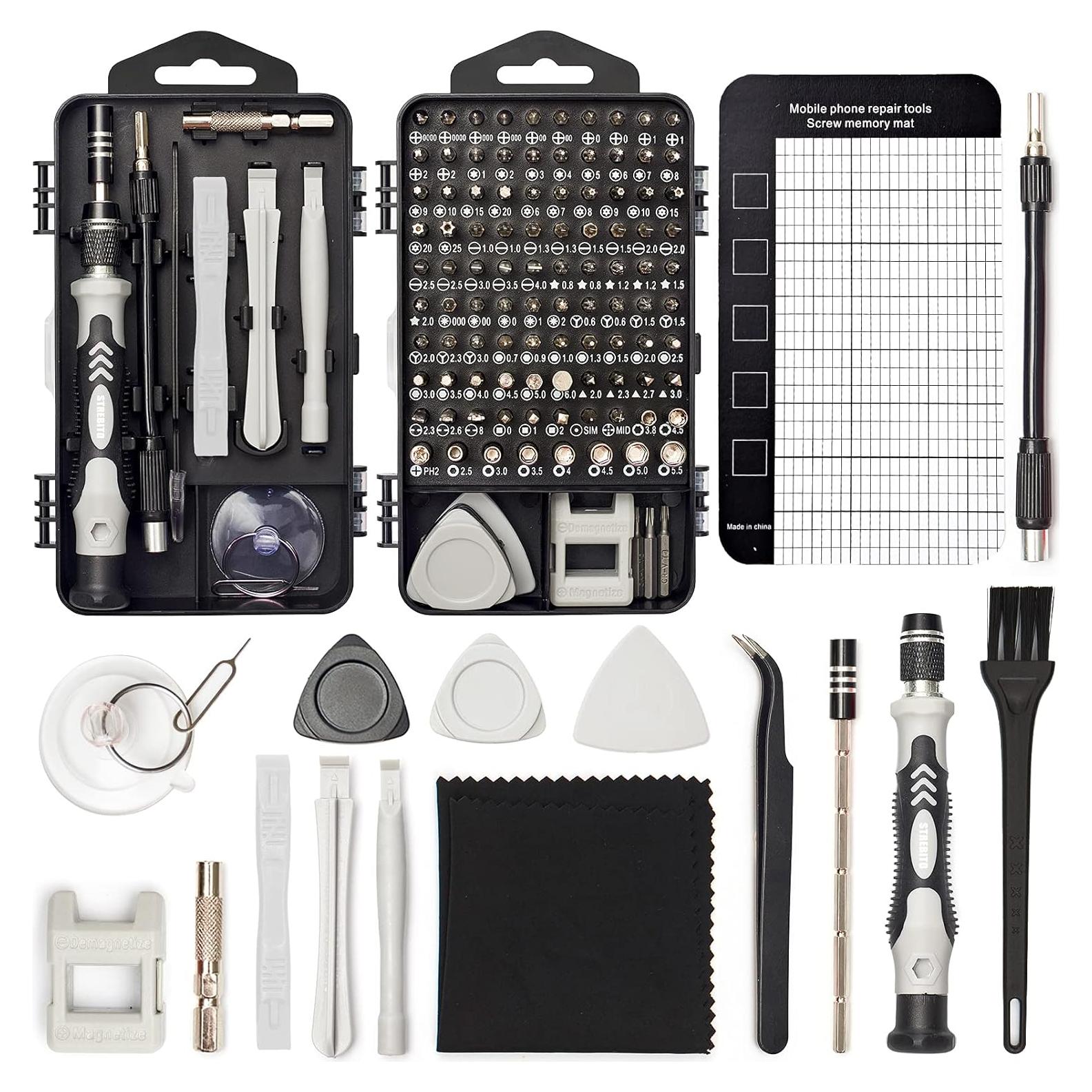 Juego de Destornilladores de Precisión STREBITO 124 Piezas