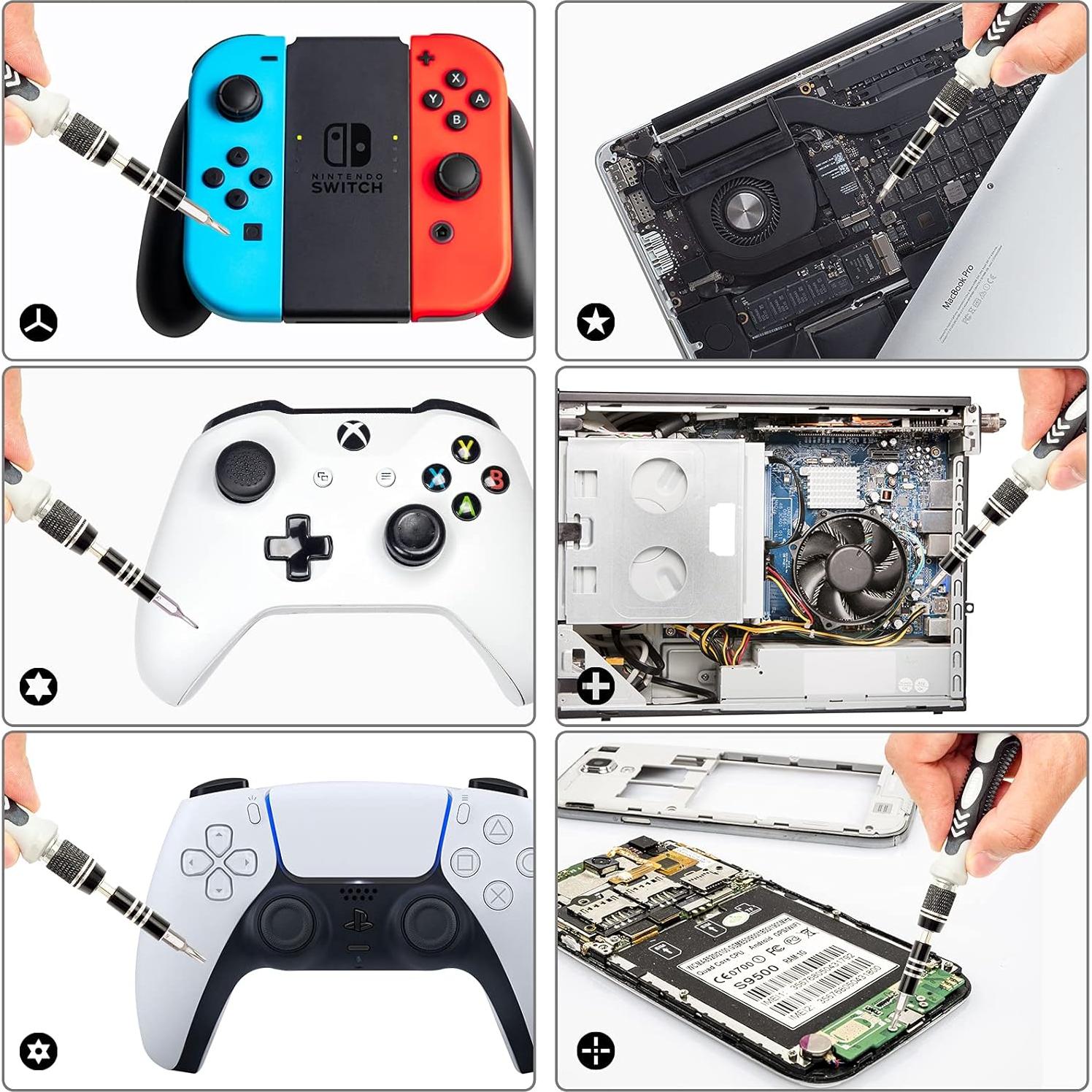 Juego de Destornilladores de Precisión STREBITO 124 Piezas