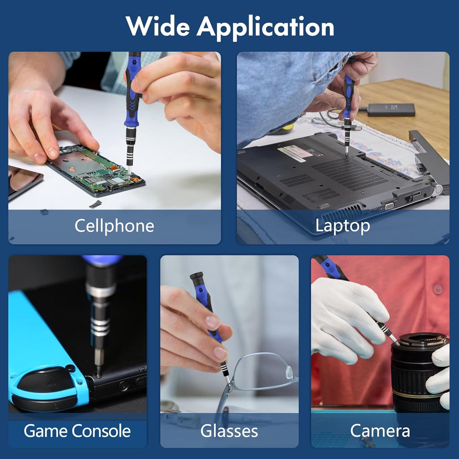 Kit de Destornilladores de Precisión XOOL 140 en 1 Ergonómico