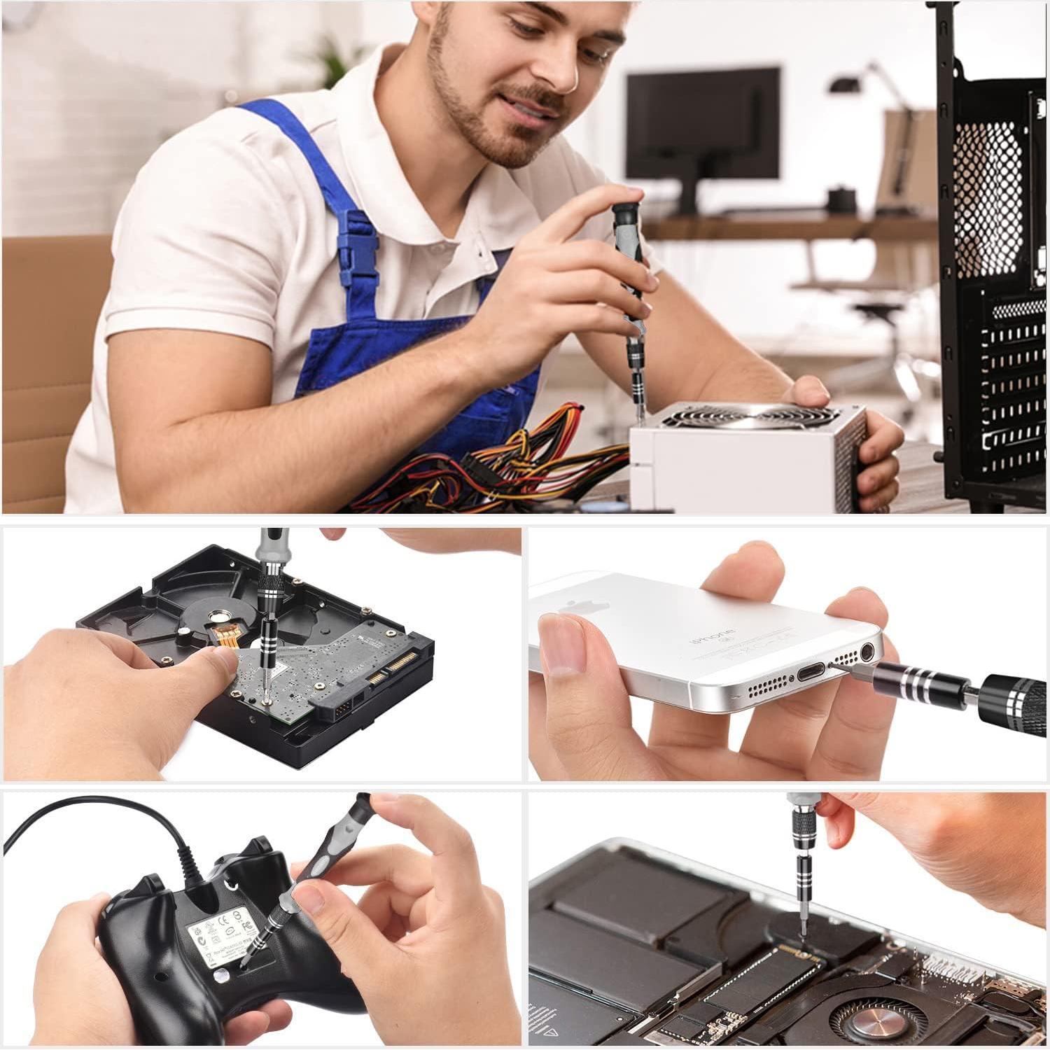 Kit de Herramientas 140 en 1 UnaMela para PC y Electrónica