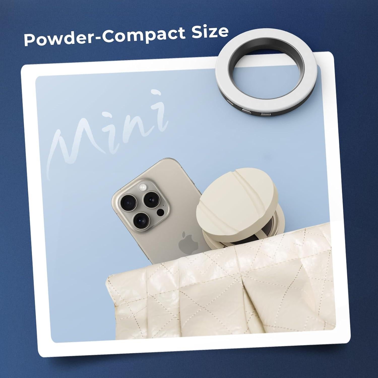 Luz LED de Anillo Bi-Color SmallRig Vibe P30 67mm 3W