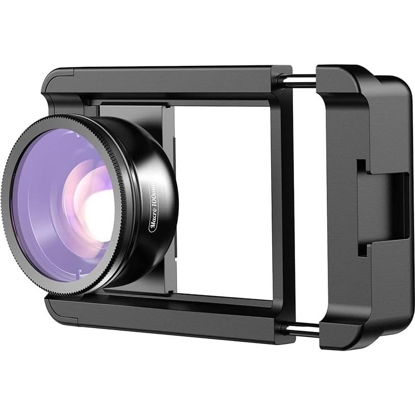 Kit Lente Macro 100mm 10X HD + Filtro CPL para Smartphones