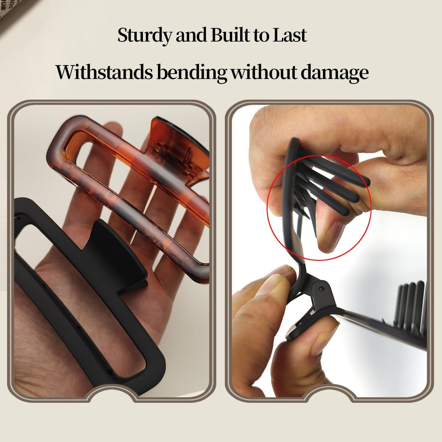 Pinzas para Cabello Grueso Markuii 12.7 cm Irrompibles 2 Pzas