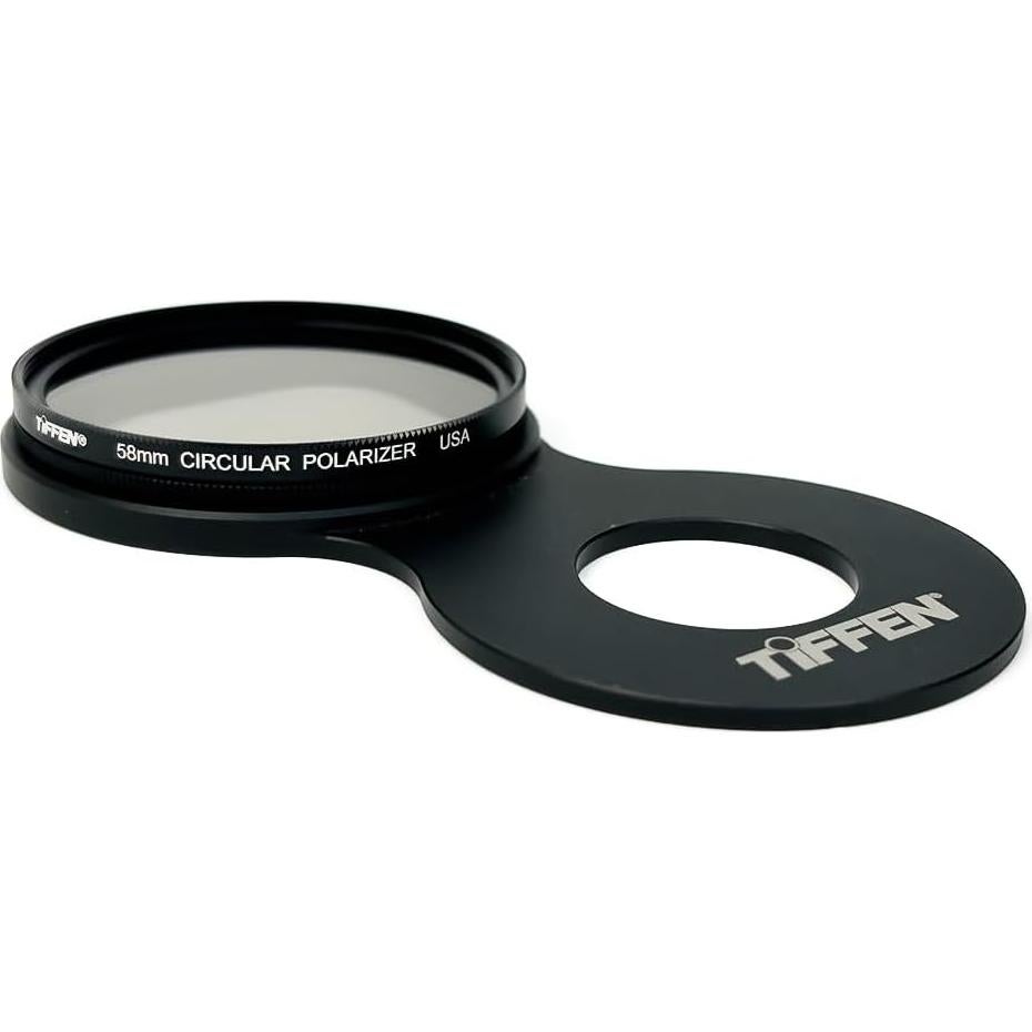 Kit Montura Filtro Tiffen 58mm con Polarizador Circular para iPhone
