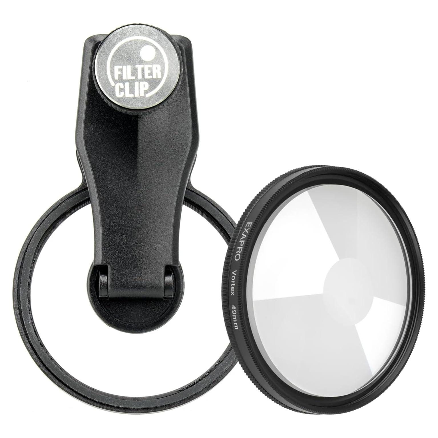 Filtro Clip EXAPRO con Filtro Prisma Vortex 49mm para Smartphone
