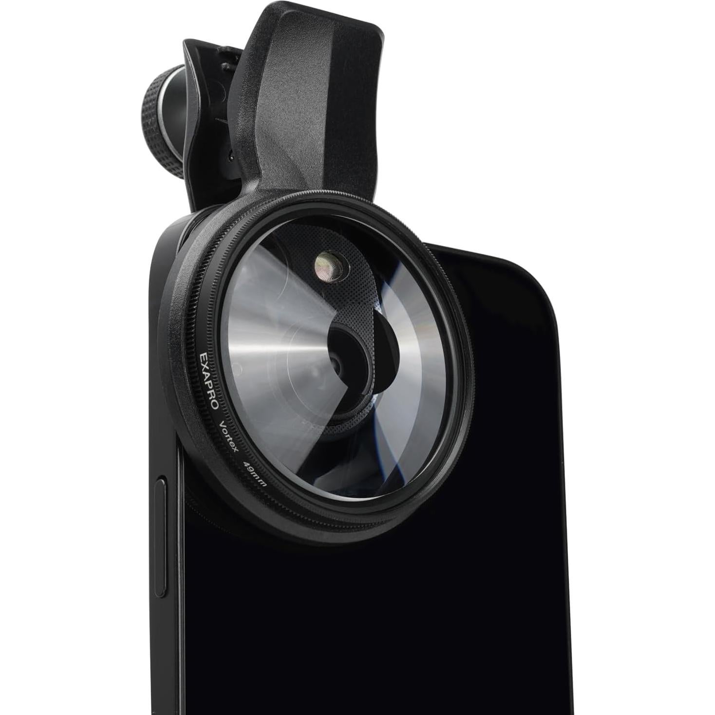 Filtro Clip EXAPRO con Filtro Prisma Vortex 49mm para Smartphone