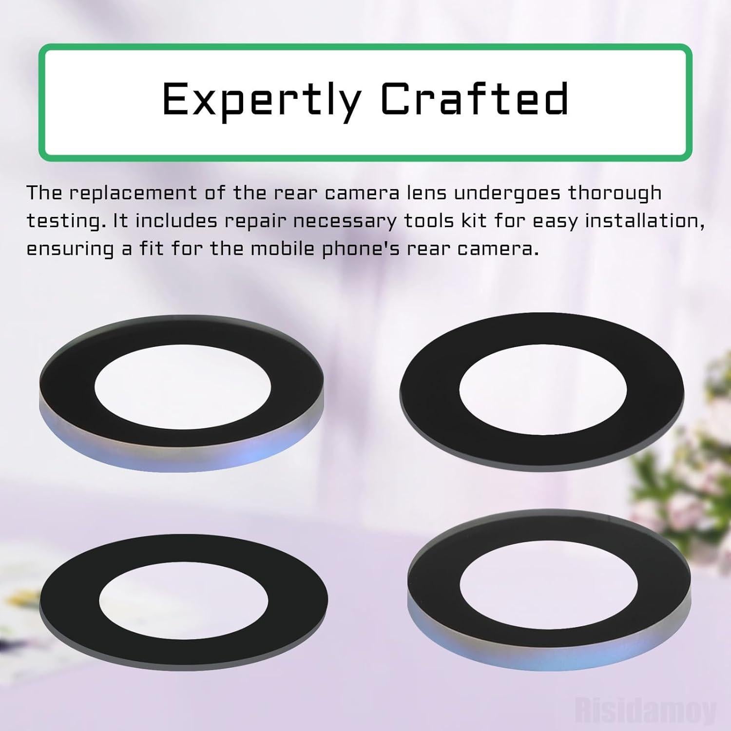 Reemplazo Lente Cámara Trasera OEM para iPhone 14 Plus - 2 Piezas