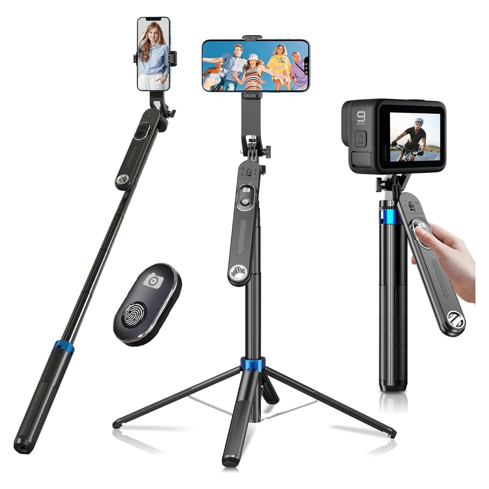 Trípode para Teléfono EUG-PRODUCTS P515, 180 cm, Control Remoto