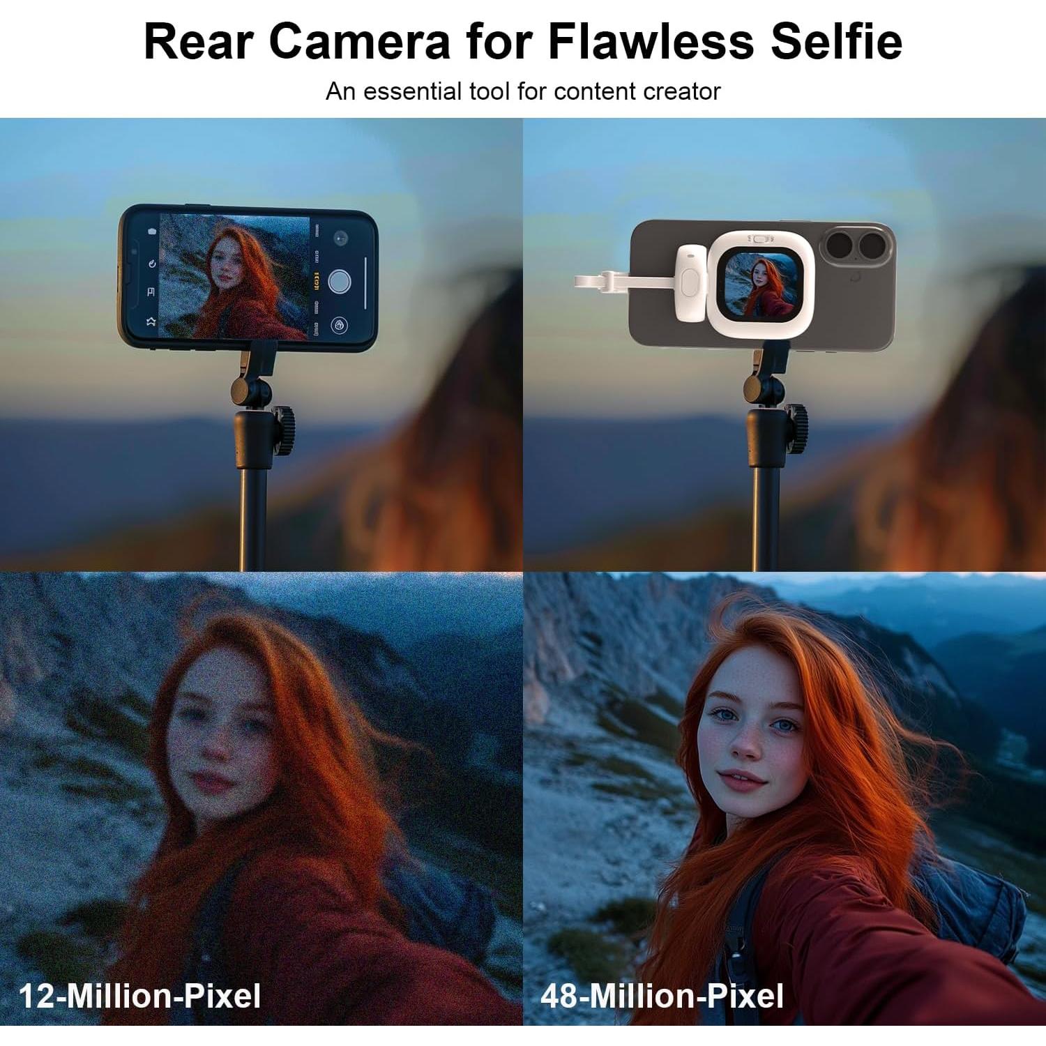Monitor Selfie Vlogmate Mini para iPhone - Pantalla AMOLED 4K