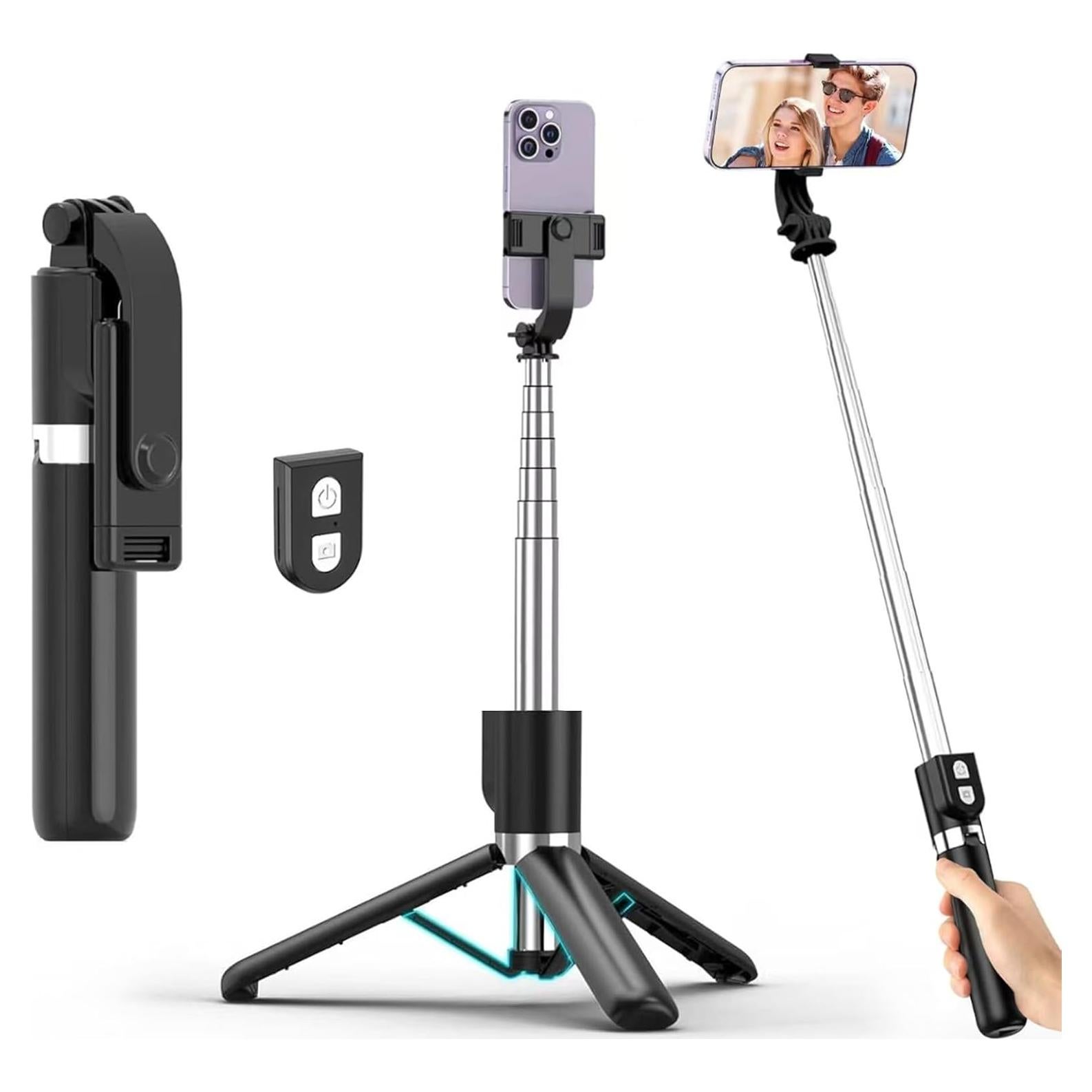 Trípode Selfie Portátil NOOX R21 con Control Remoto 1.13m