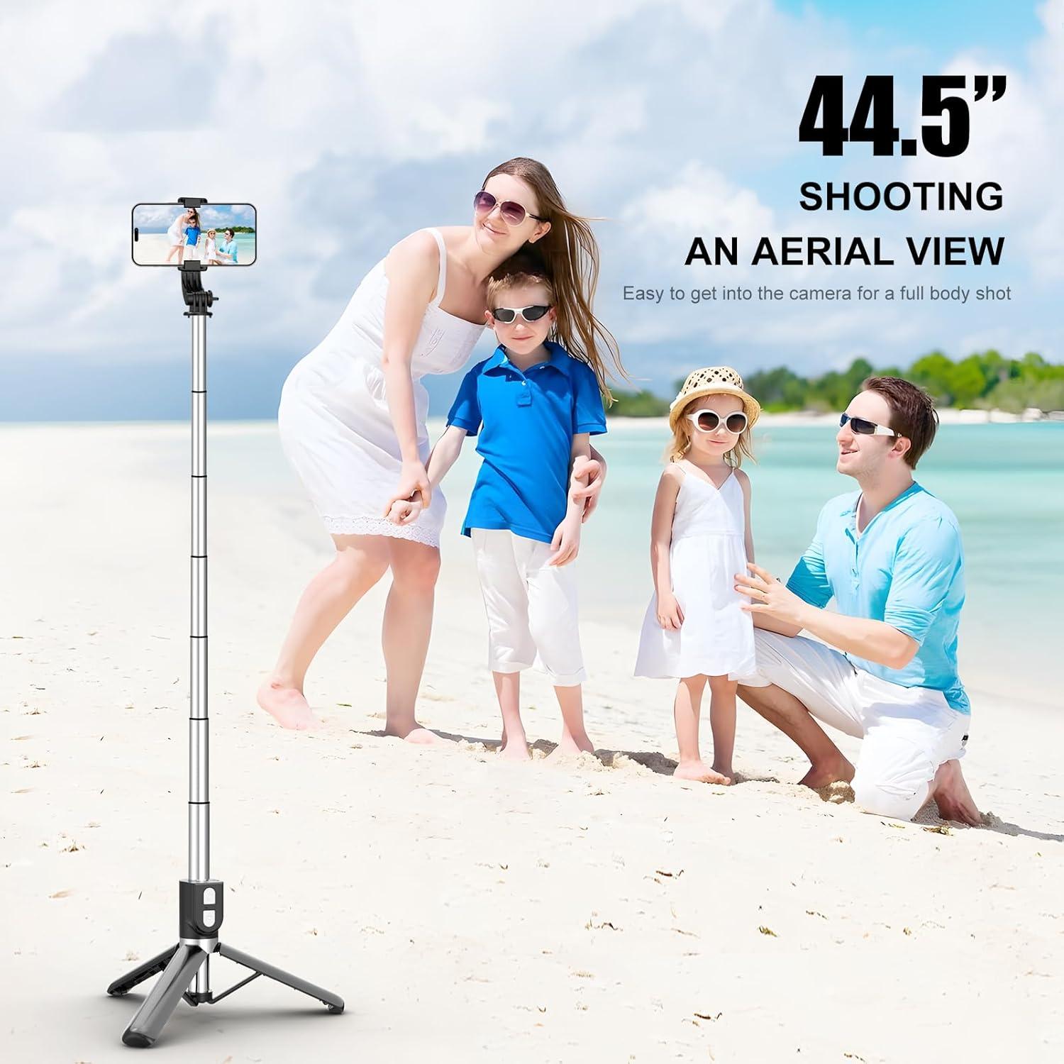 Trípode Selfie Portátil NOOX R21 con Control Remoto 1.13m