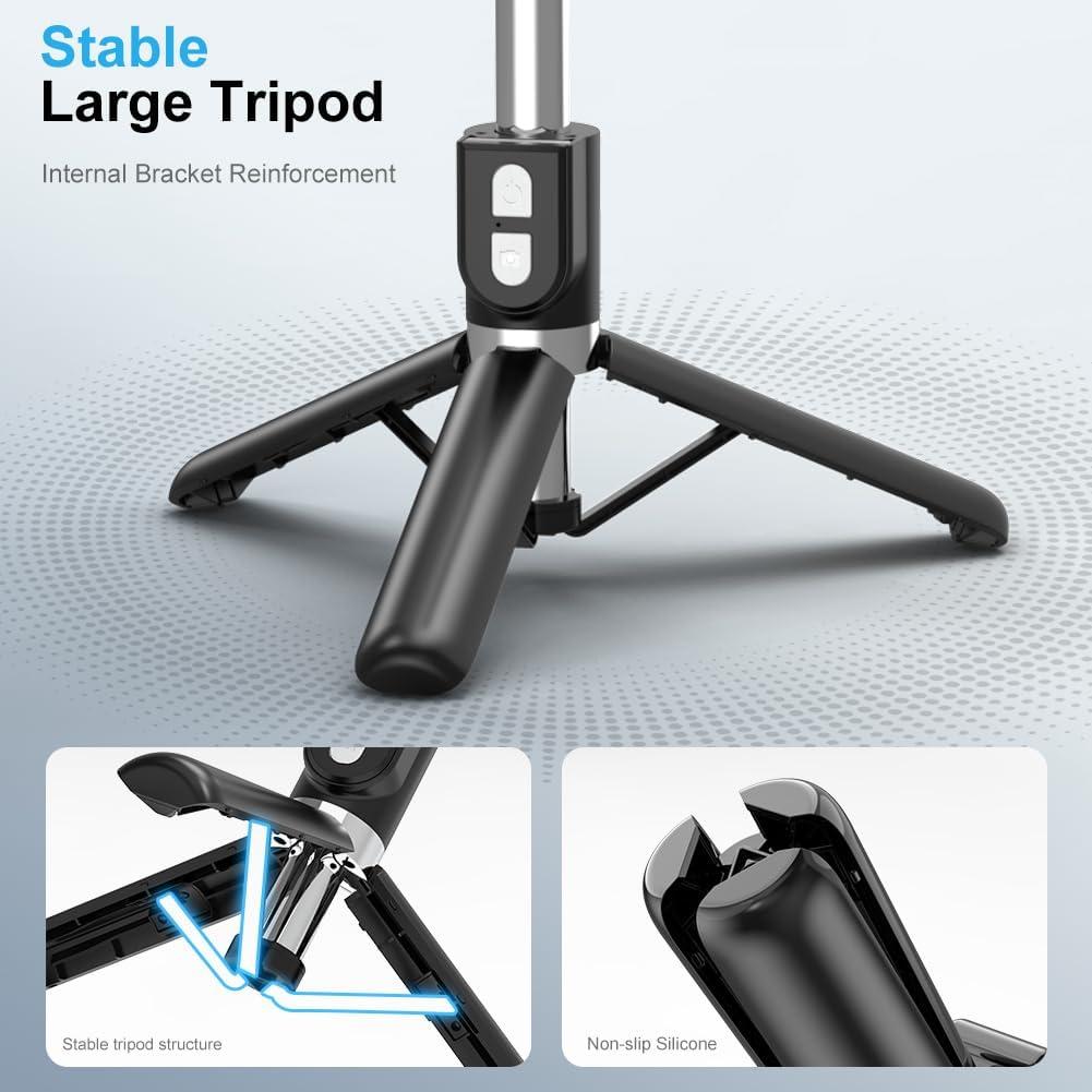 Trípode Selfie Portátil NOOX R21 con Control Remoto 1.13m