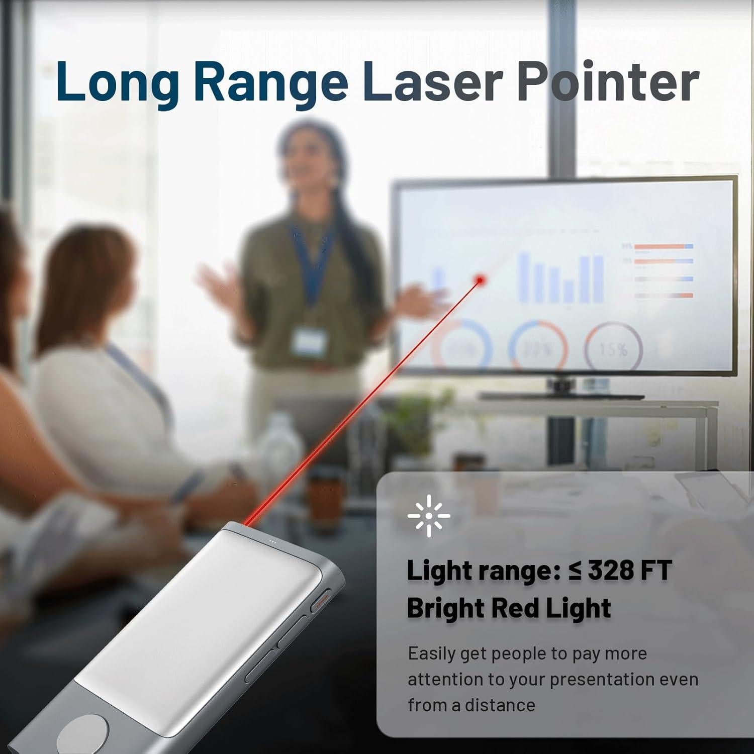 Controlador de Presentación Bluetooth CheerTok Gris Espacial