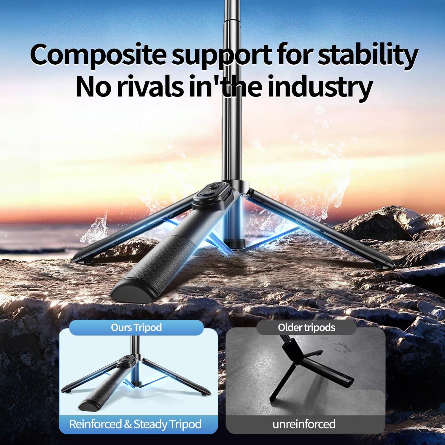 Mini Trípode para Selfie Stjiatu A07, Compacto y Ligero 130g