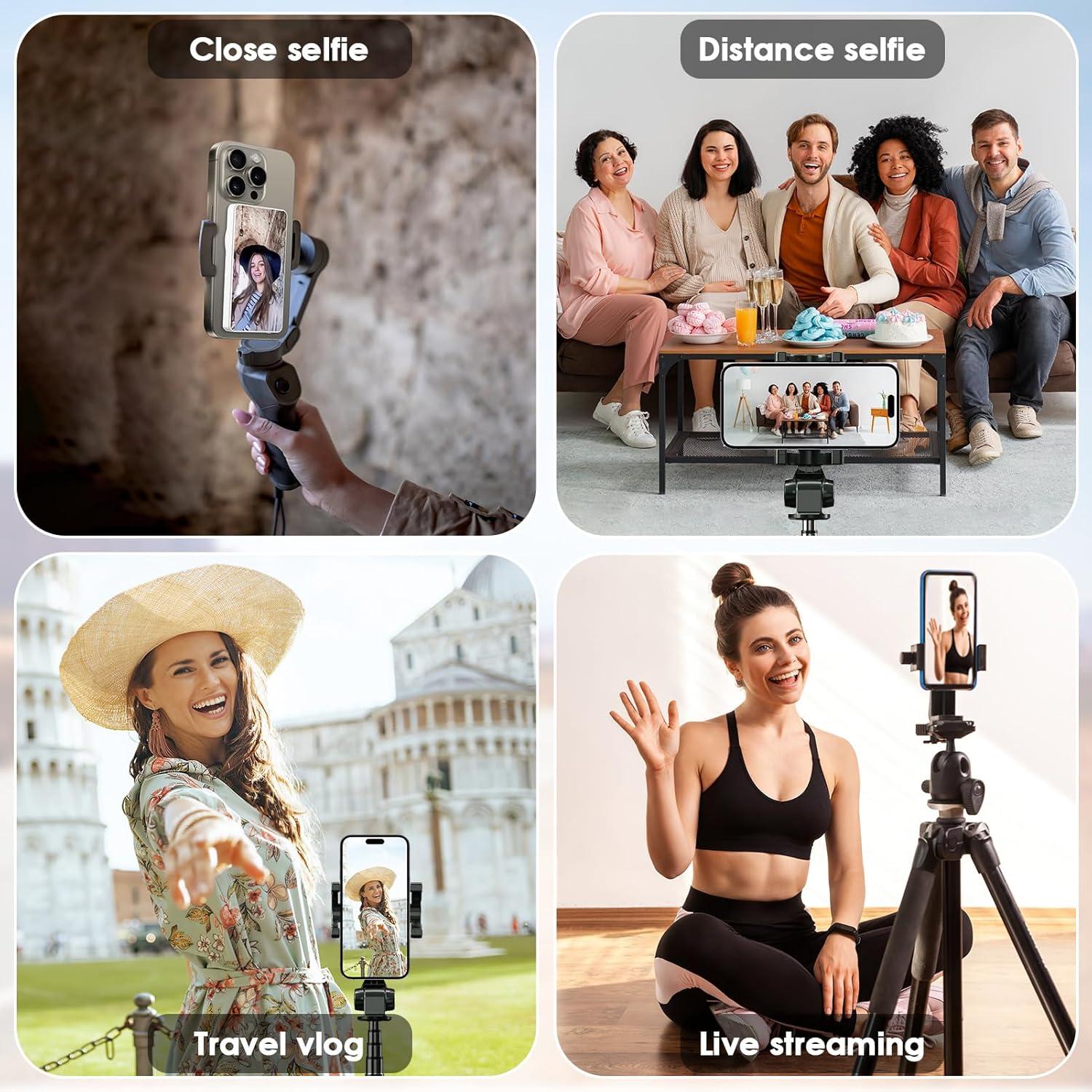 Monitor de Vlogging CONNOVA CN-002 Blanco, Pantalla Inalámbrica 1080P