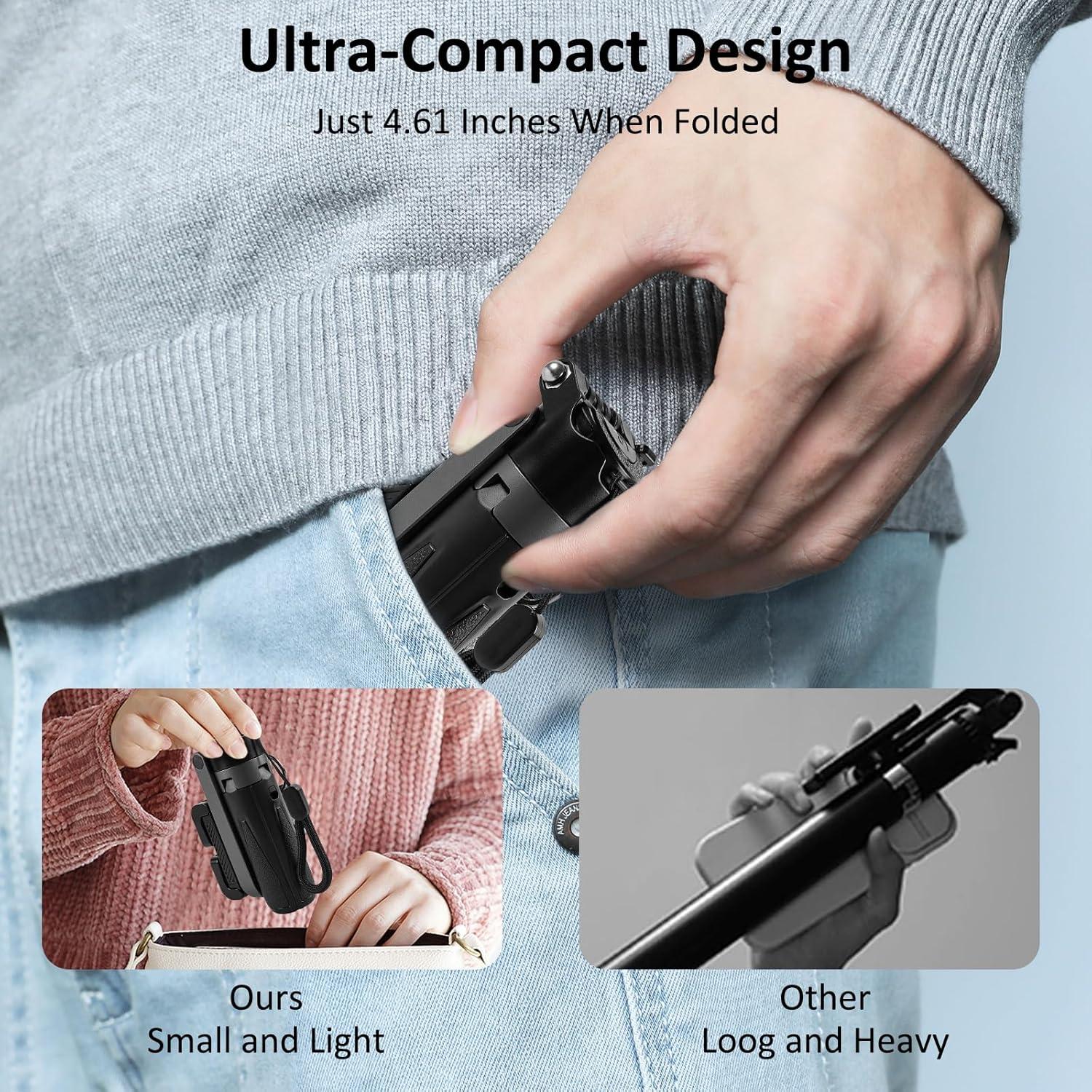 Trípode Mini WOVTE para iPhone con Control Remoto 4 en 1