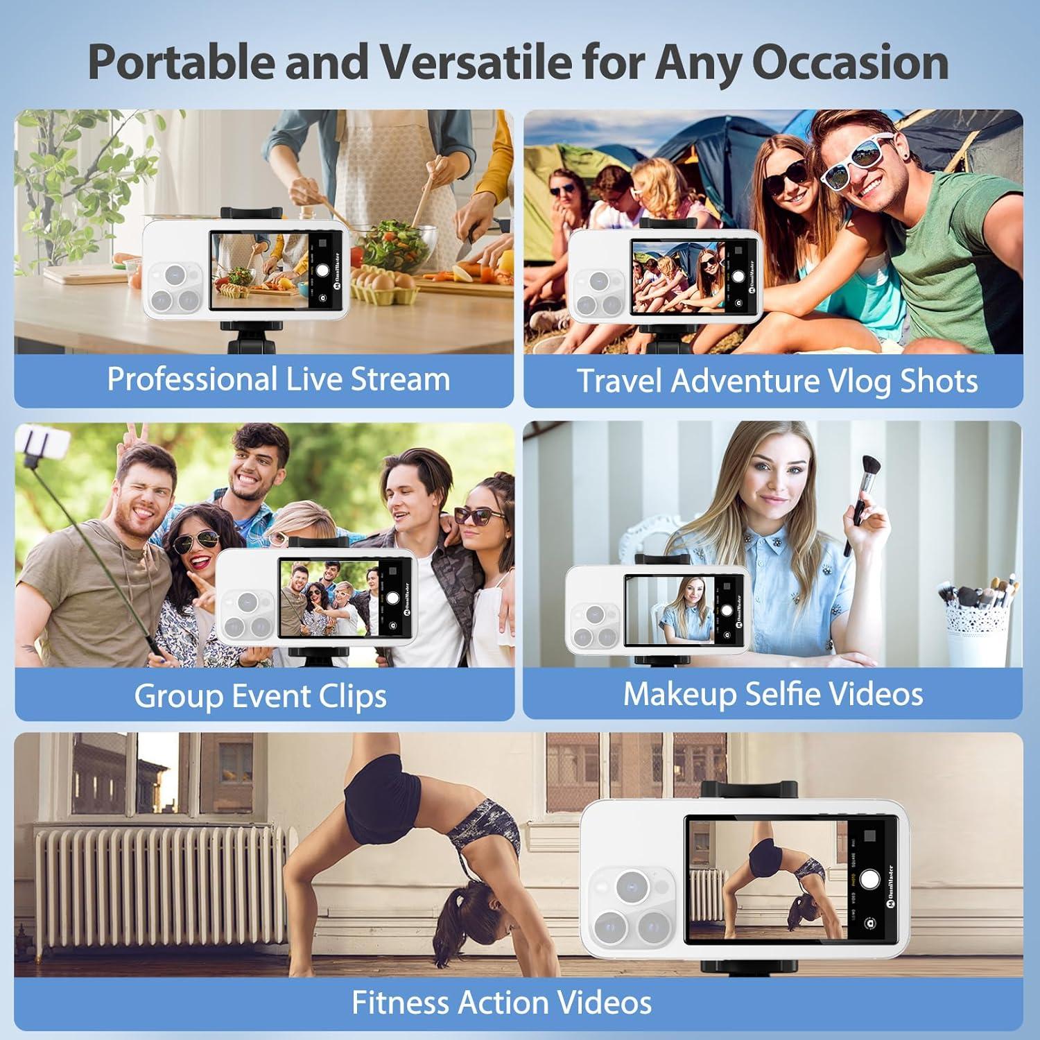 Monitor Trasero 4K30FPS OmniMaster para Selfies iPhone/Android