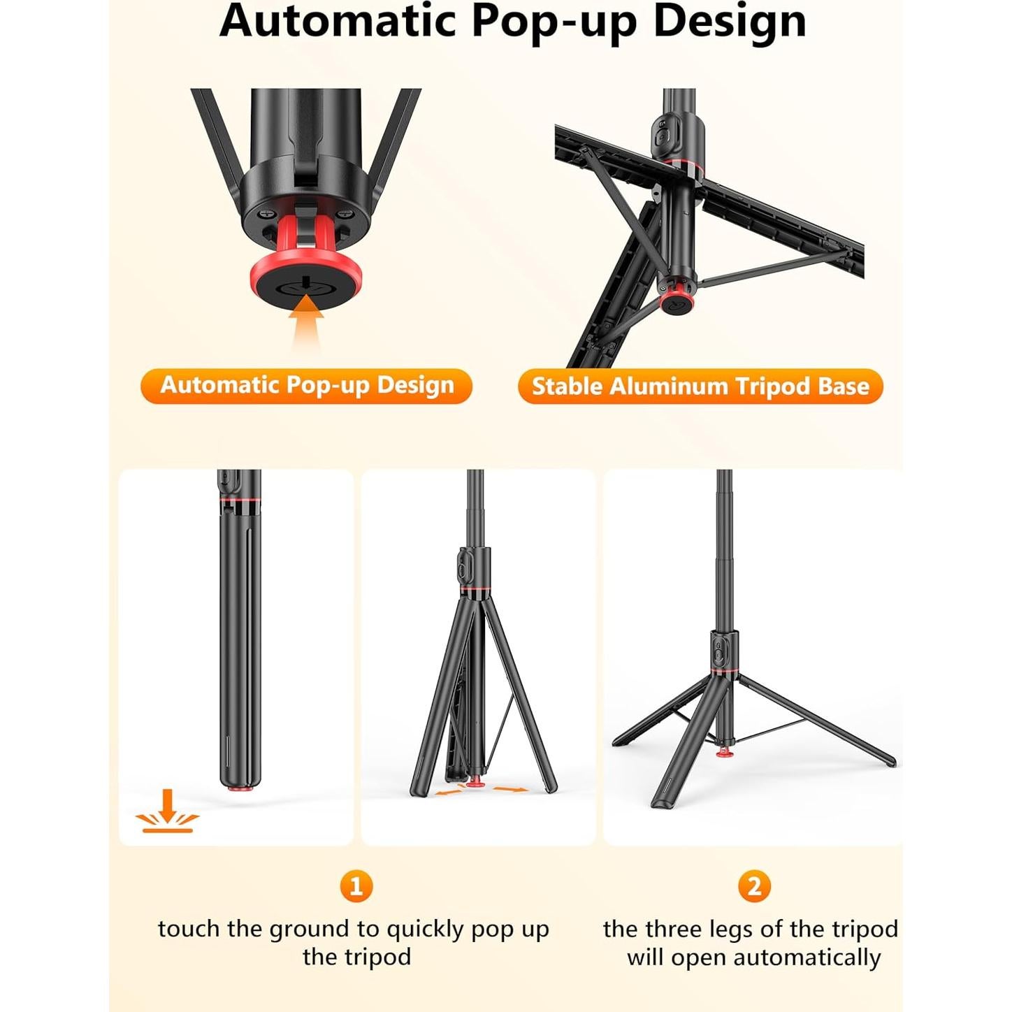 Trípode Automático SHENZHEN TT01 para Teléfono Celular 175 cm