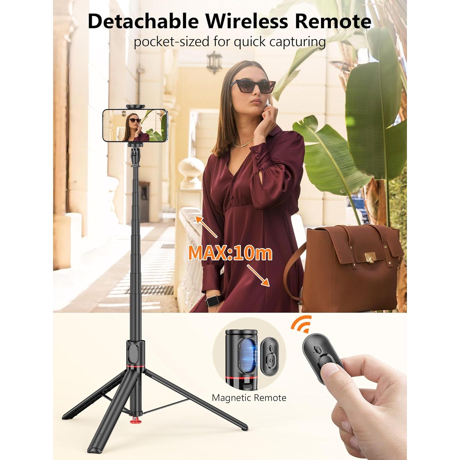 Trípode Automático SHENZHEN TT01 para Teléfono Celular 175 cm