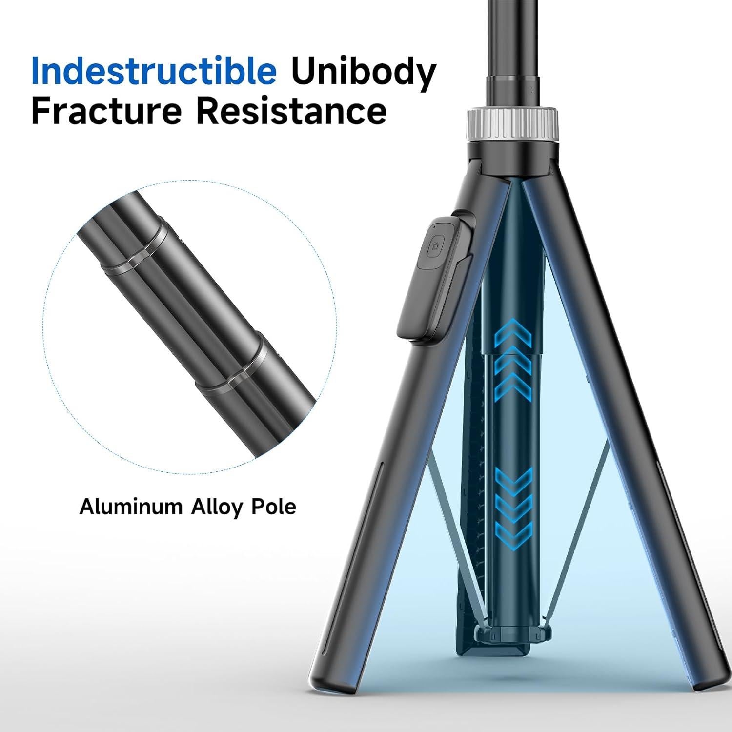 Trípode para Teléfono ZZR SEVEN X60, Altura 182.88 cm