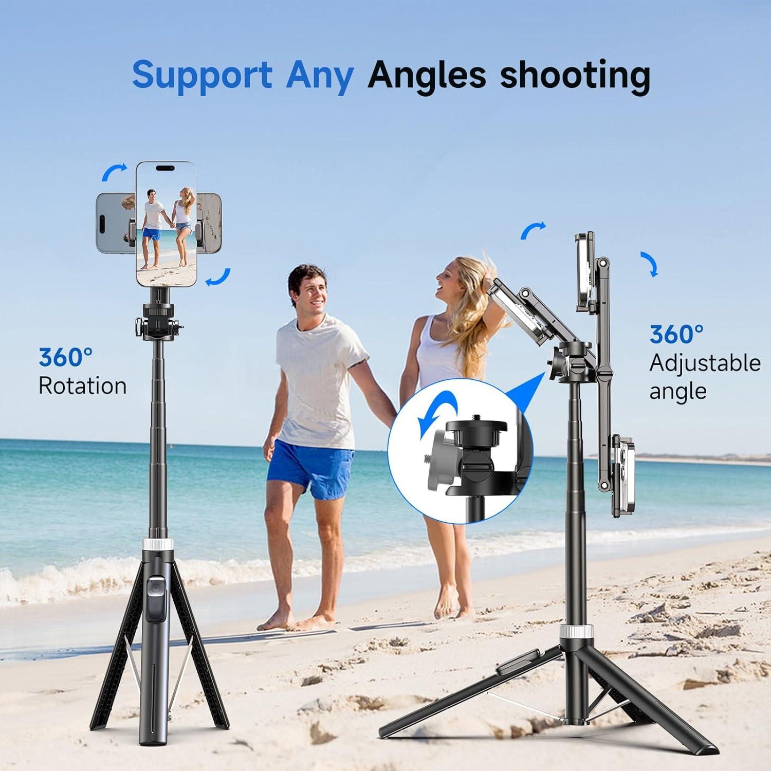 Trípode para Teléfono ZZR SEVEN X60, Altura 182.88 cm