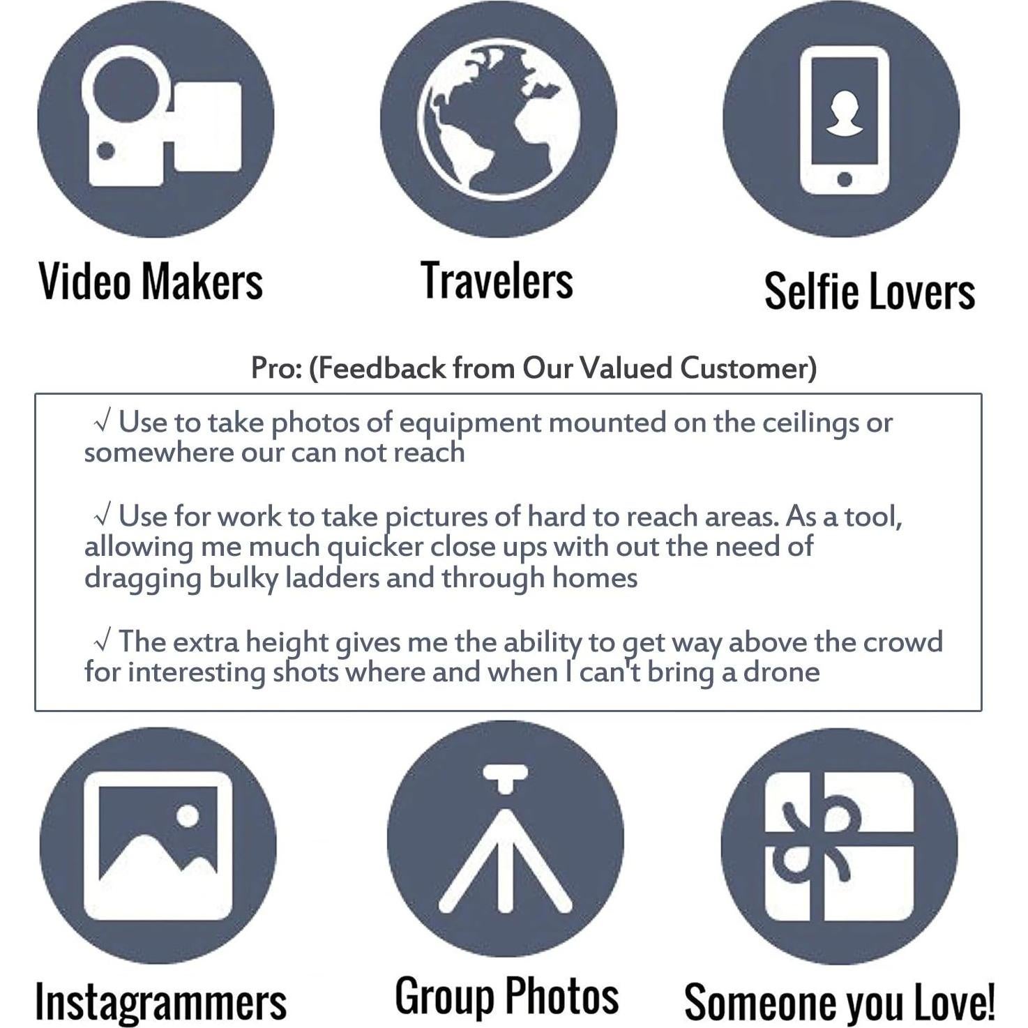 BMZX 118" Long Selfie Stick for 360 Cameras GoPro,9.8ft with Wireless Remote, Selfie Stick for iPhone, Android, Fit for Insta360 X5, X4, GoPro,DJI Action 5 Pro Osmo Pocket 3(29 to 118")