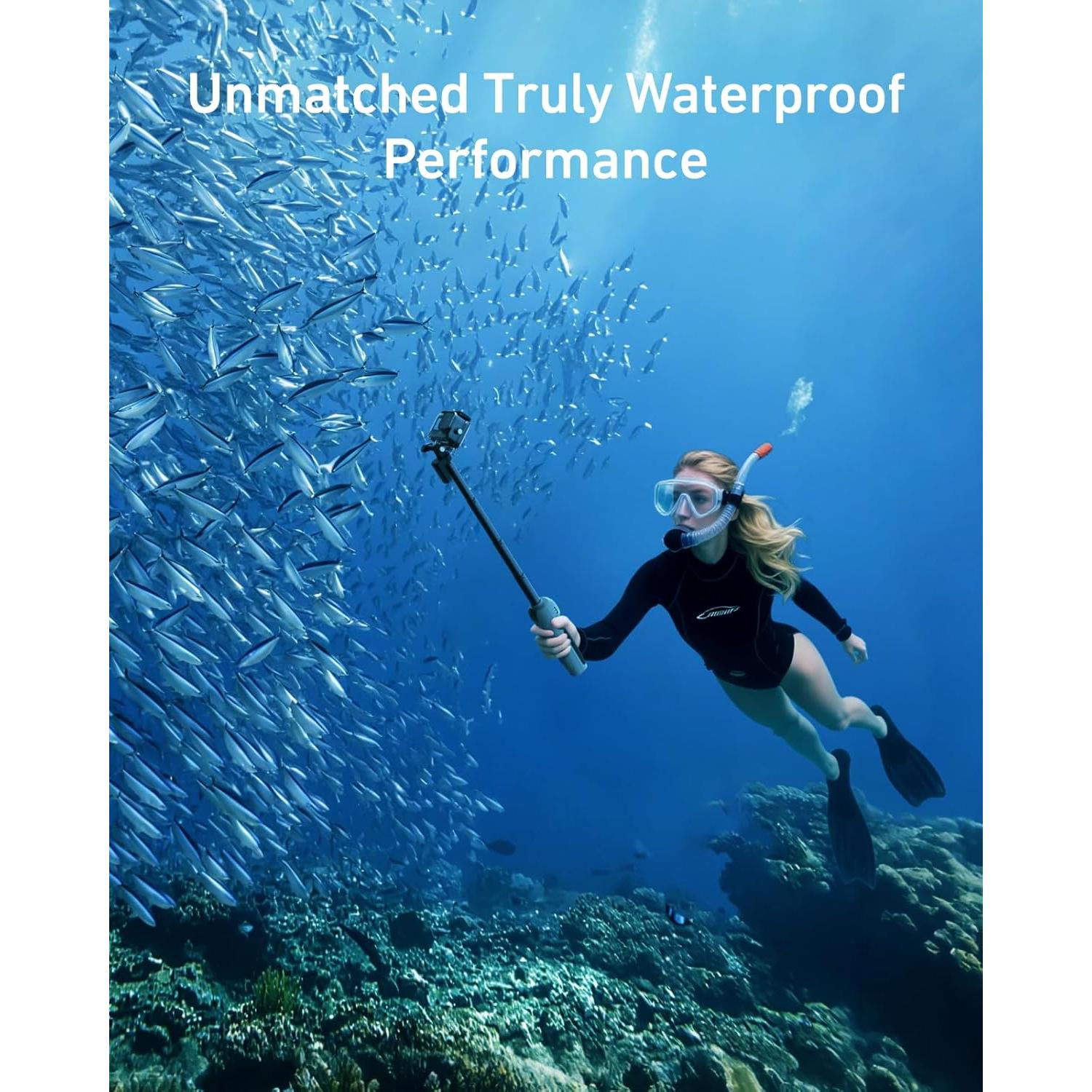 Palanca de Selfie Submarina TELESIN 84cm Bluetooth para GoPro