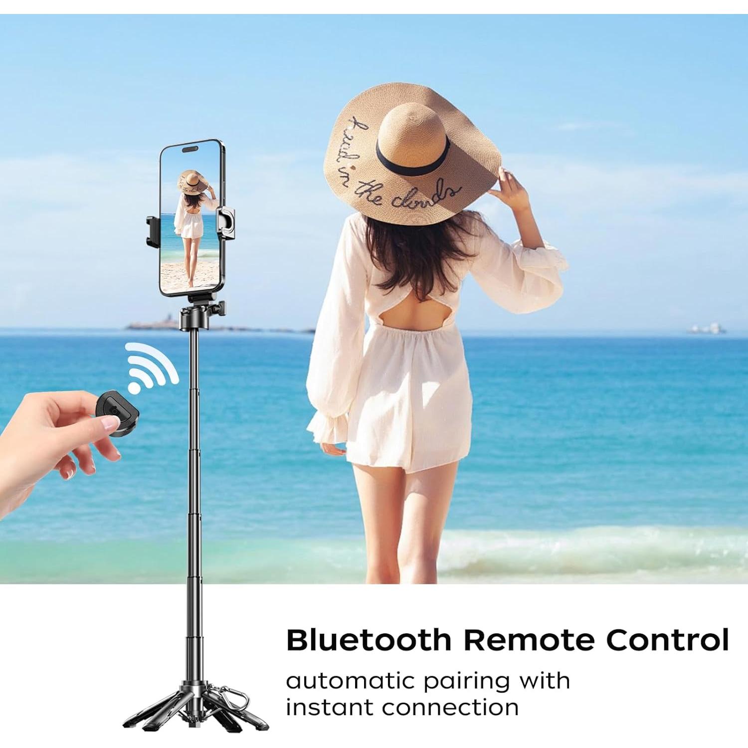 Trípode para Selfies FUNSNAP FP-P15-02 43 cm Control Remoto