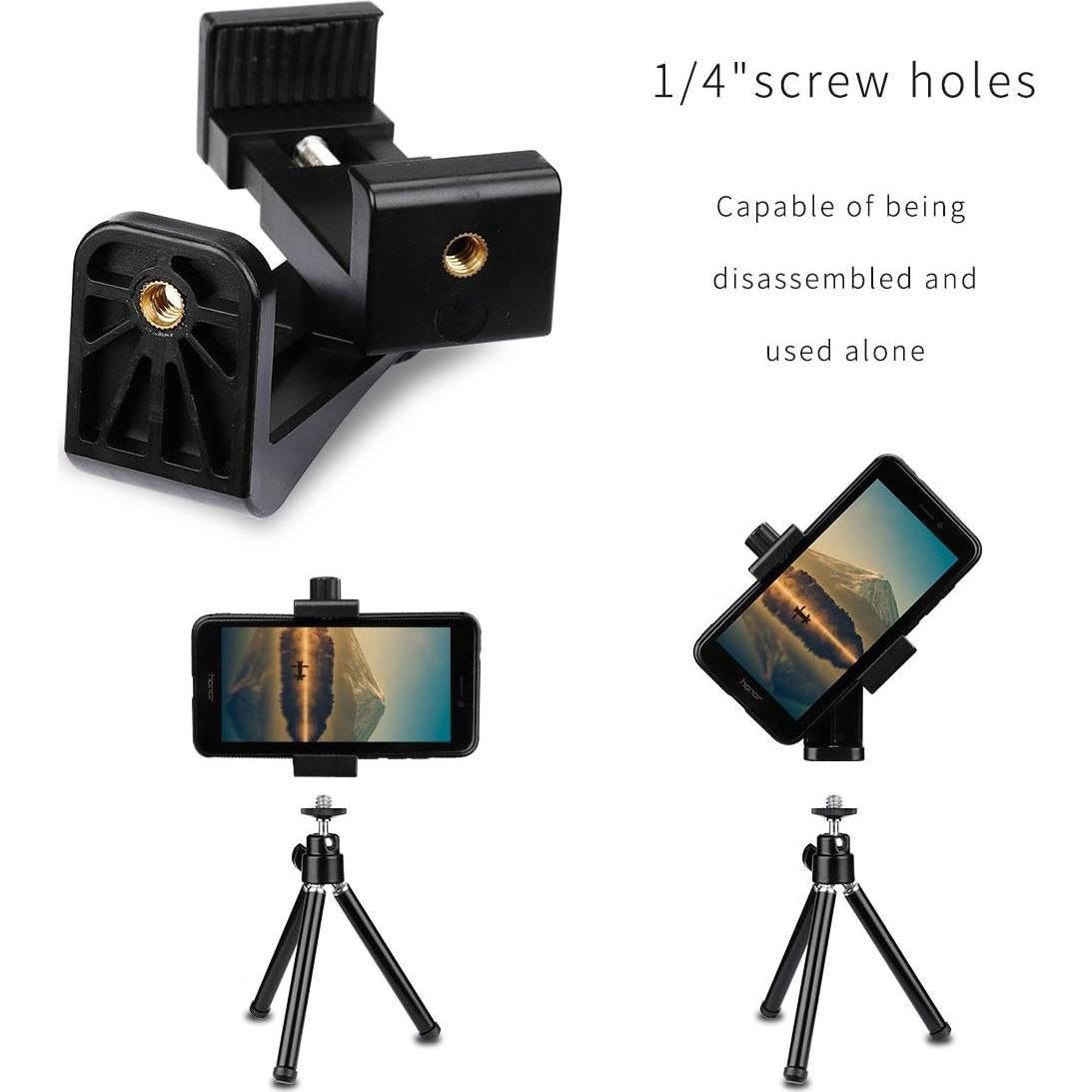 Soporte de trípode AFAITH para teléfono con control remoto