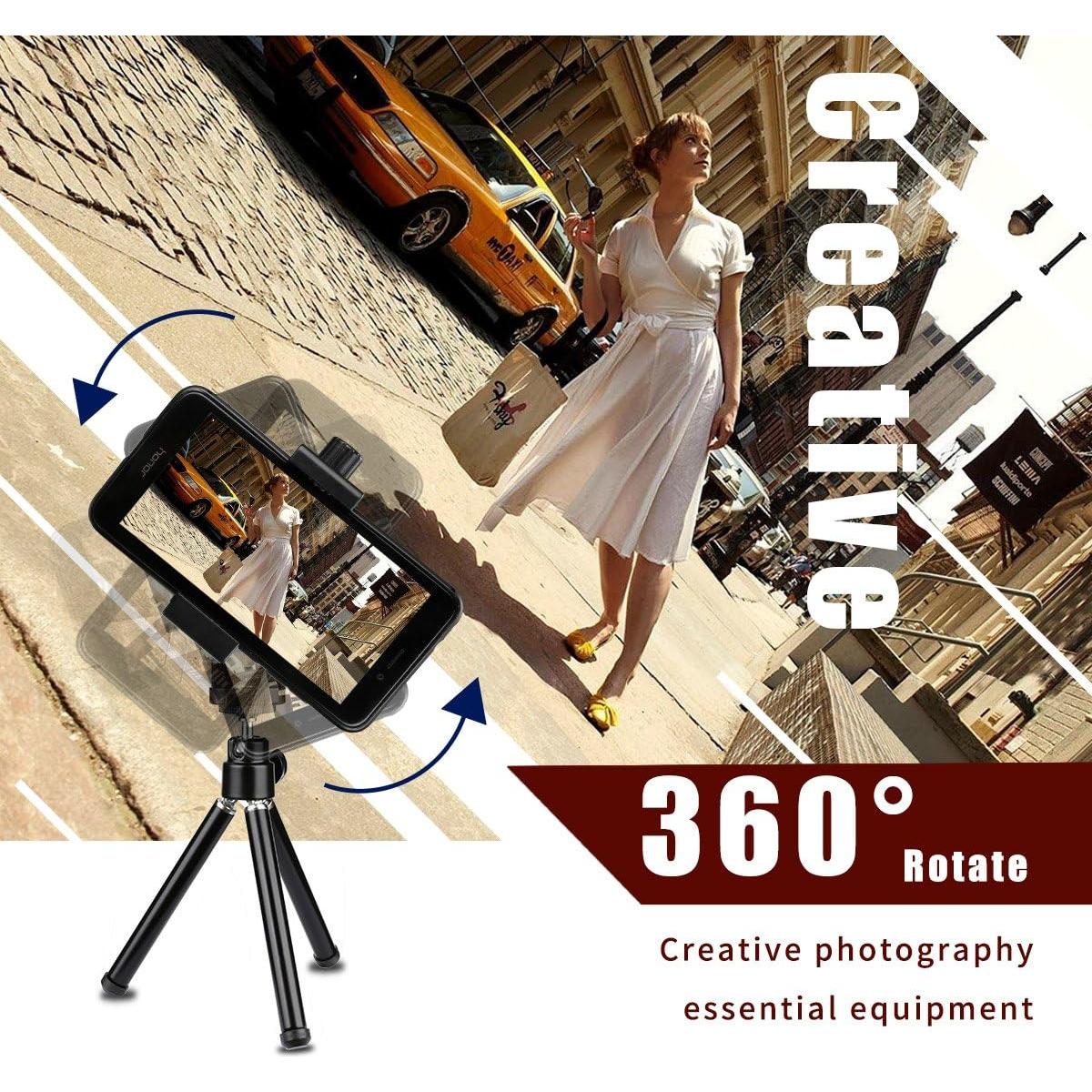 Soporte de trípode AFAITH para teléfono con control remoto
