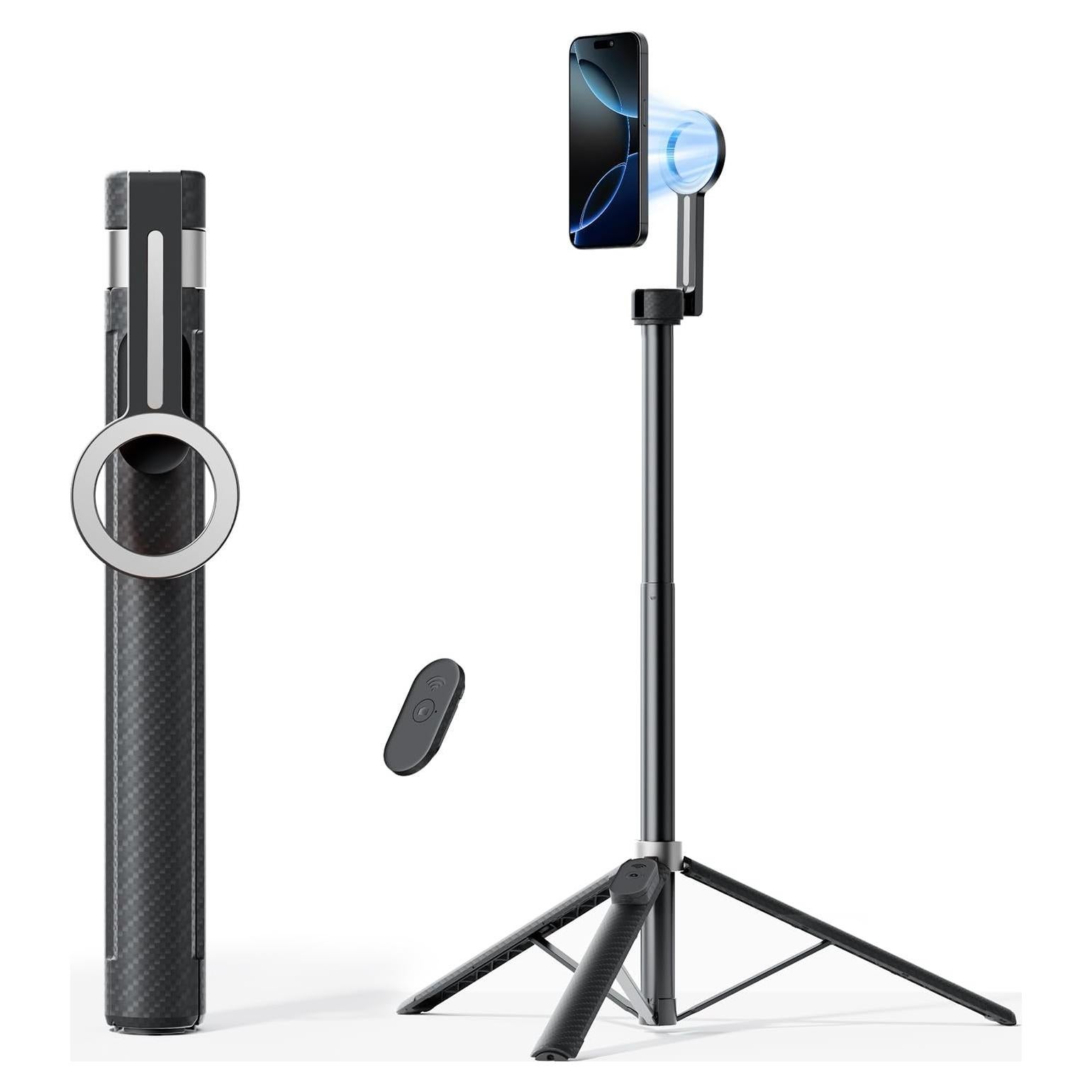 Trípode Magnético TODI para iPhone Magsafe 65" con Control Remoto