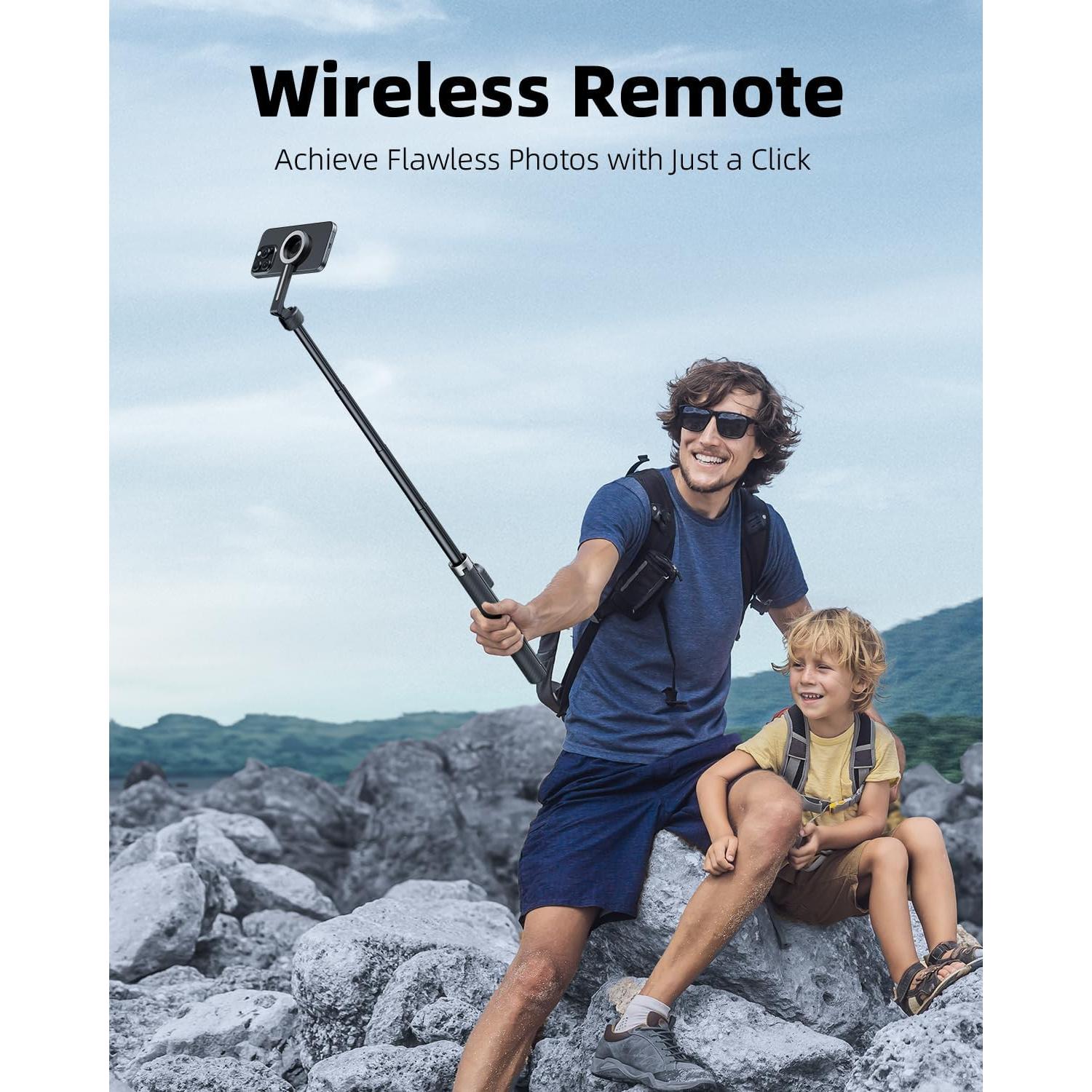 Trípode Magnético TODI para iPhone Magsafe 65" con Control Remoto