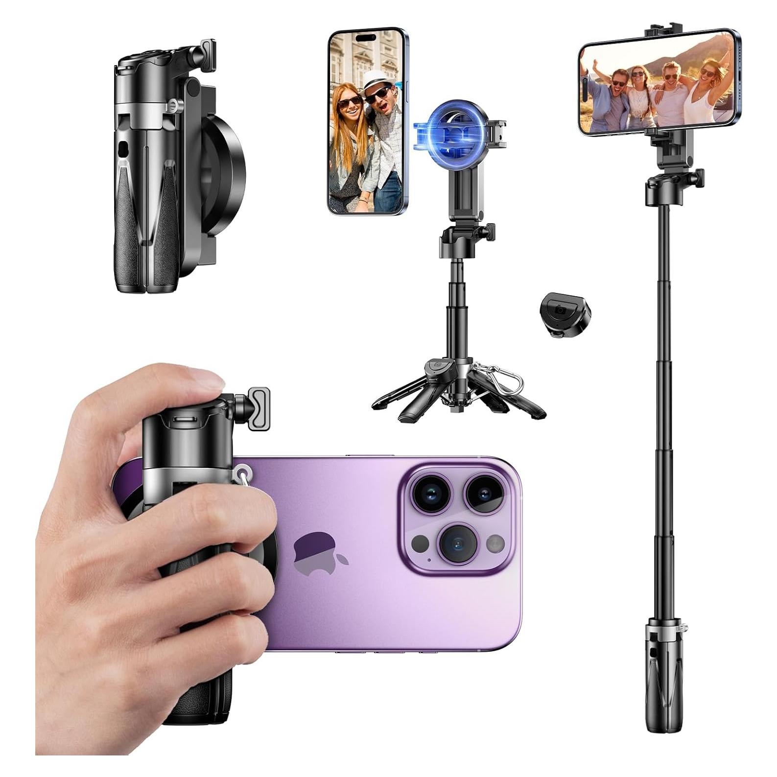 Selfie Stick Mini Trípode Andygo P15 para iPhone 4-en-1