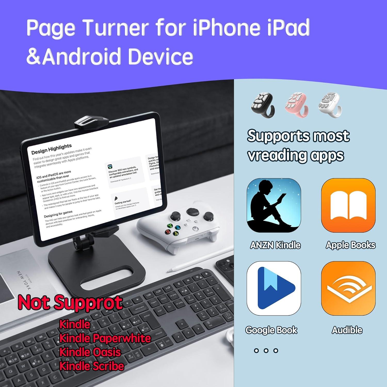 Control Remoto Inalámbrico NOVZIX para TikTok y Cámara - Negro