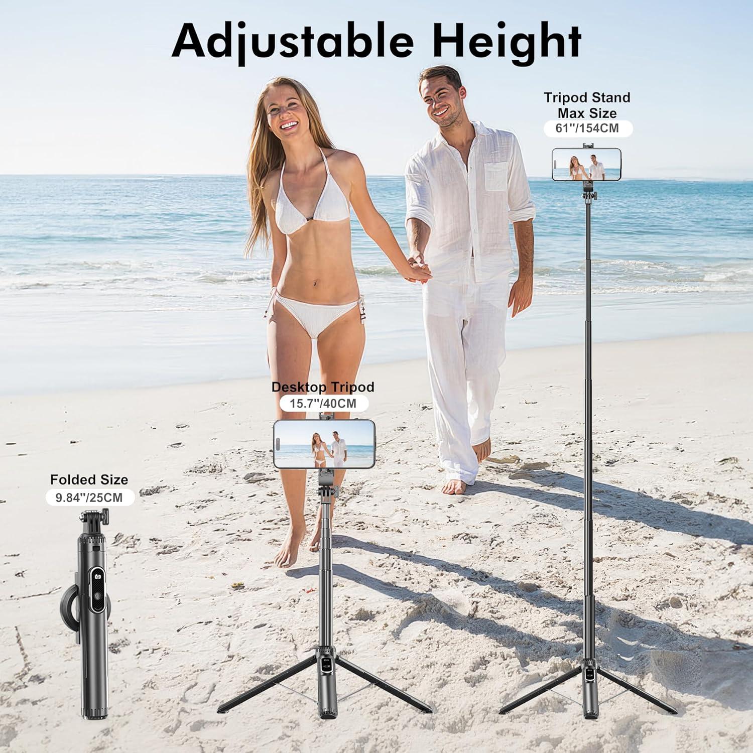 Trípode Magnético EUG-PRODUCTS 61cm para Teléfonos y Selfie Stick