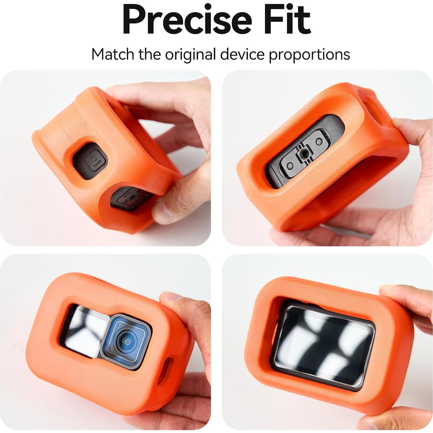 Funda Flotante TELESIN para GoPro Hero 9/10/11/12/13 Negra