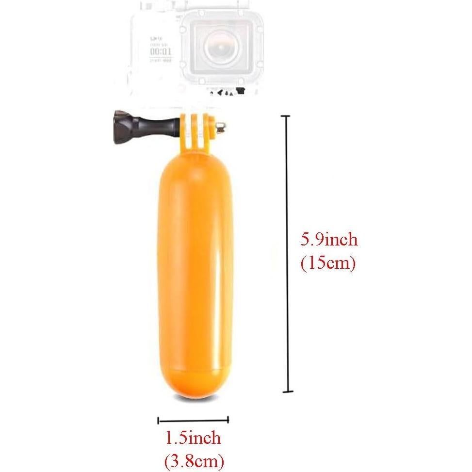 Flotador Mano GoPro Walway Amarillo 15x3.8 cm Flotante