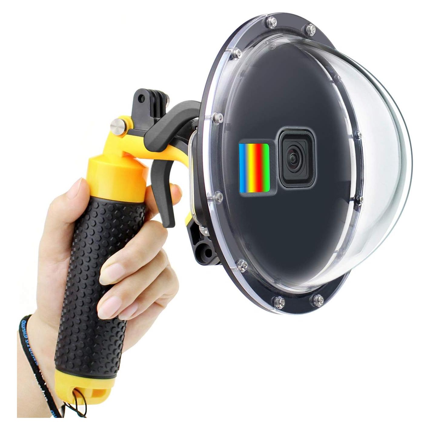 Puerto de cúpula impermeable GEPULY para GoPro Hero 9-13