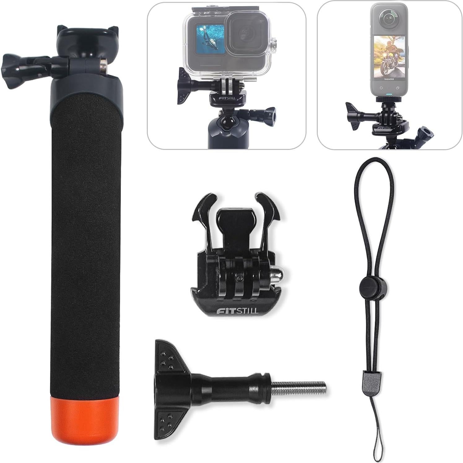Mango Flotante Ajustable FitStill para GoPro y DJI Osmo