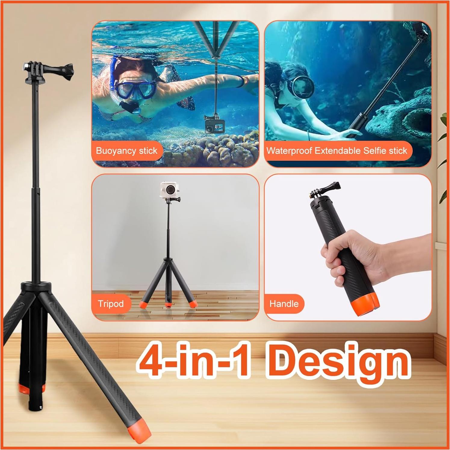 Bastón Selfie Flotante 4 en 1 RW Generation Impermeable