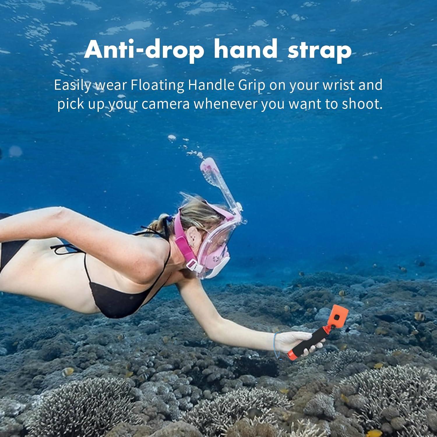 Funda Flotante SEASKY y Mango Flotante F1 para GoPro 13/12/11/10/9