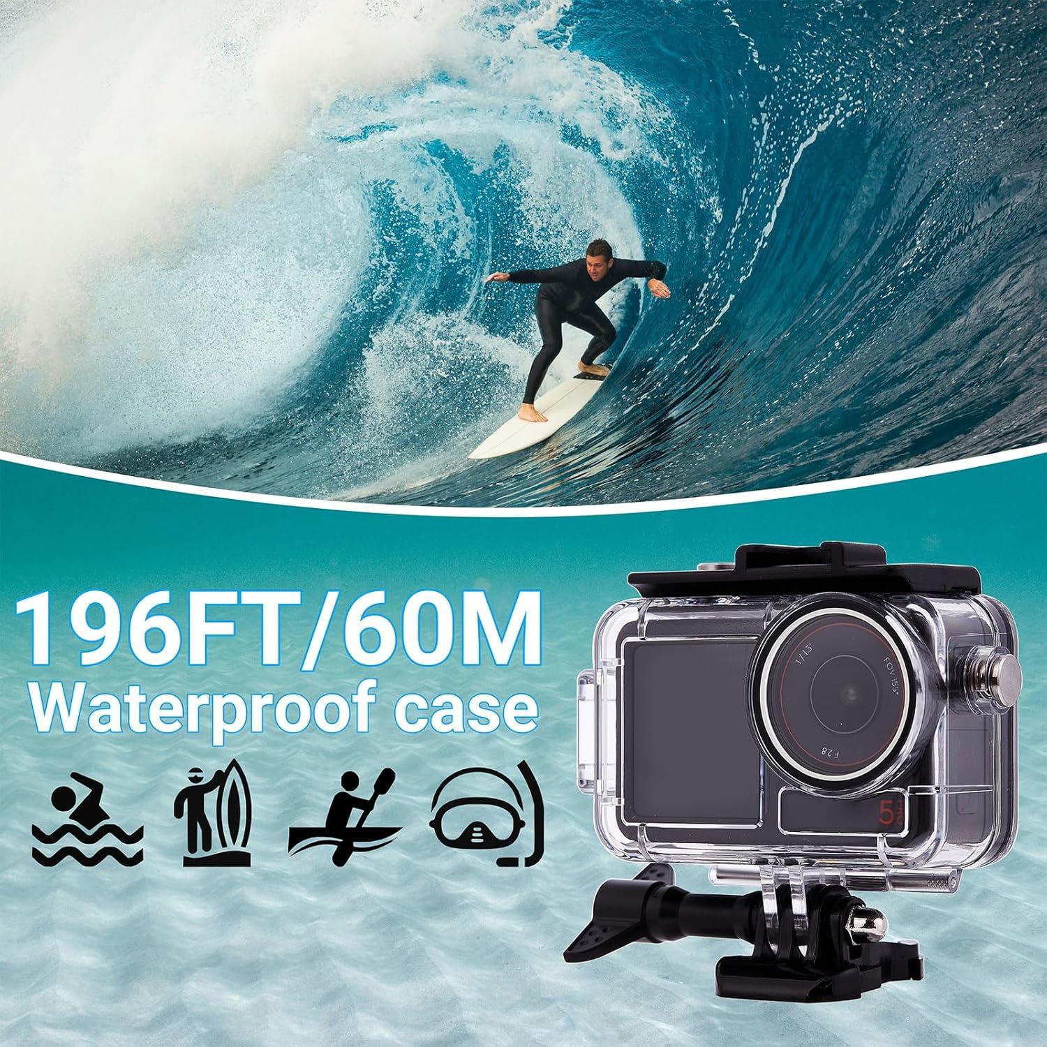 Funda Impermeable DJI Osmo Action 5 Pro/4/3 - 60M, Kit de Filtros