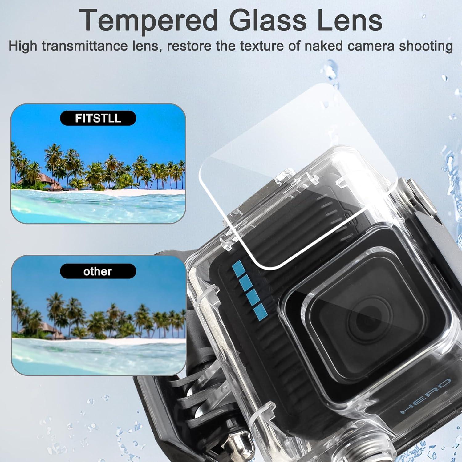 Funda Impermeable FitStill para Go Pro Hero 4K hasta 45M